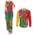 Grenada Couples Matching Tank Maxi Dress and Long Sleeve Button Shirt Gwenad Bougainvillea Special Version - Wonder Print Shop