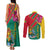 Grenada Couples Matching Tank Maxi Dress and Long Sleeve Button Shirt Gwenad Bougainvillea Special Version - Wonder Print Shop
