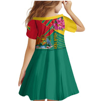 Grenada Family Matching Mermaid Dress and Hawaiian Shirt Gwenad Bougainvillea Special Version - Wonder Print Shop