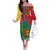 Grenada Family Matching Off Shoulder Long Sleeve Dress and Hawaiian Shirt Gwenad Bougainvillea Special Version - Wonder Print Shop