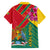 Grenada Family Matching Off Shoulder Short Dress and Hawaiian Shirt Gwenad Bougainvillea Special Version - Wonder Print Shop