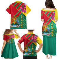 Grenada Family Matching Puletasi Dress and Hawaiian Shirt Gwenad Bougainvillea Special Version - Wonder Print Shop