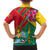 Grenada Family Matching Short Sleeve Bodycon Dress and Hawaiian Shirt Gwenad Bougainvillea Special Version - Wonder Print Shop