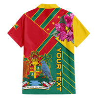 Grenada Family Matching Tank Maxi Dress and Hawaiian Shirt Gwenad Bougainvillea Special Version - Wonder Print Shop