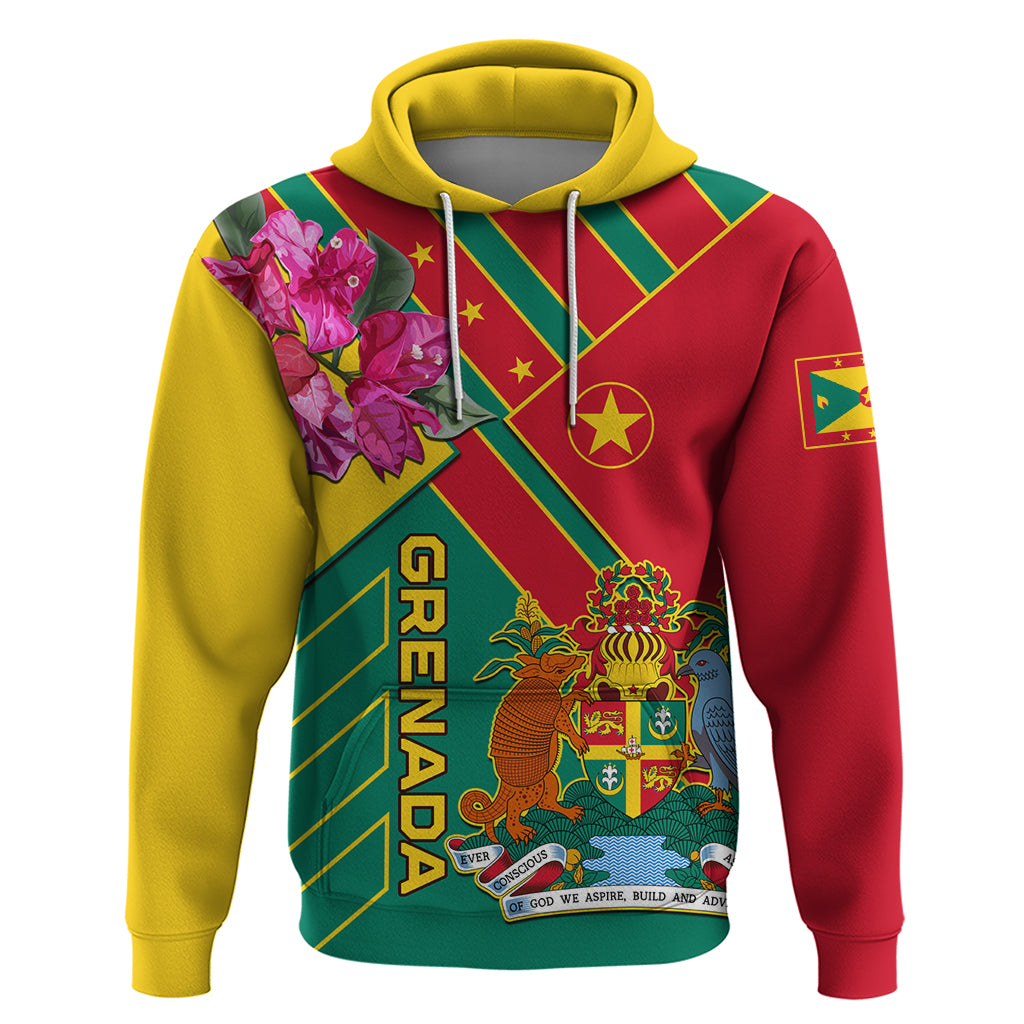 Grenada Hoodie Gwenad Bougainvillea Special Version - Wonder Print Shop