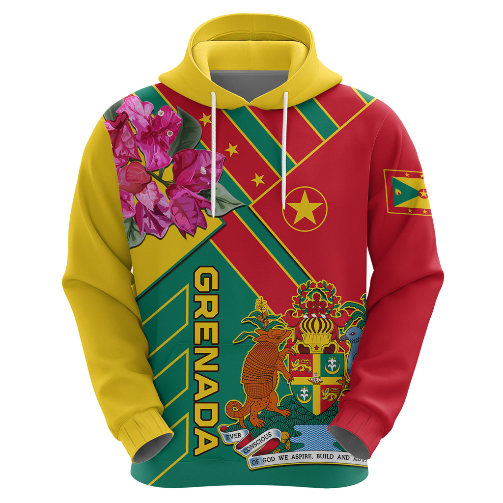 Grenada Hoodie Gwenad Bougainvillea Special Version - Wonder Print Shop