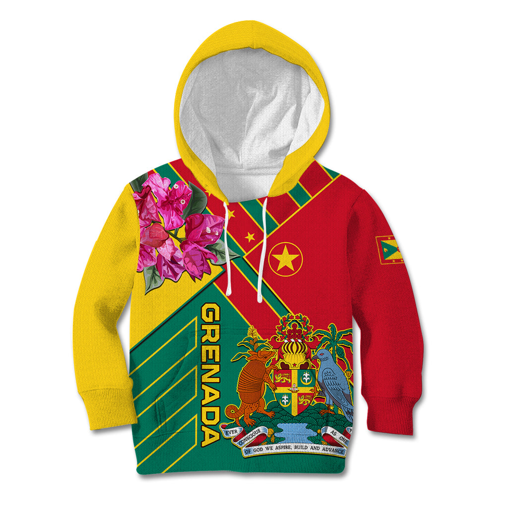 Grenada Kid Hoodie Gwenad Bougainvillea Special Version - Wonder Print Shop