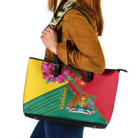 Grenada Leather Tote Bag Gwenad Bougainvillea Special Version - Wonder Print Shop