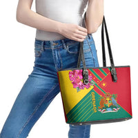 Grenada Leather Tote Bag Gwenad Bougainvillea Special Version - Wonder Print Shop