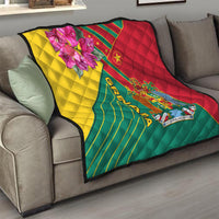Grenada Quilt Gwenad Bougainvillea Special Version - Wonder Print Shop