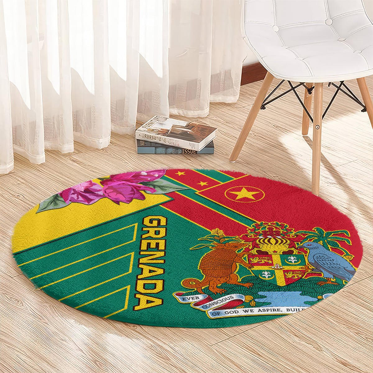 grenada-round-carpet-gwenad-bougainvillea-special-version