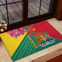 Grenada Rubber Doormat Gwenad Bougainvillea Special Version - Wonder Print Shop
