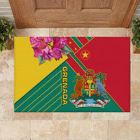 Grenada Rubber Doormat Gwenad Bougainvillea Special Version - Wonder Print Shop