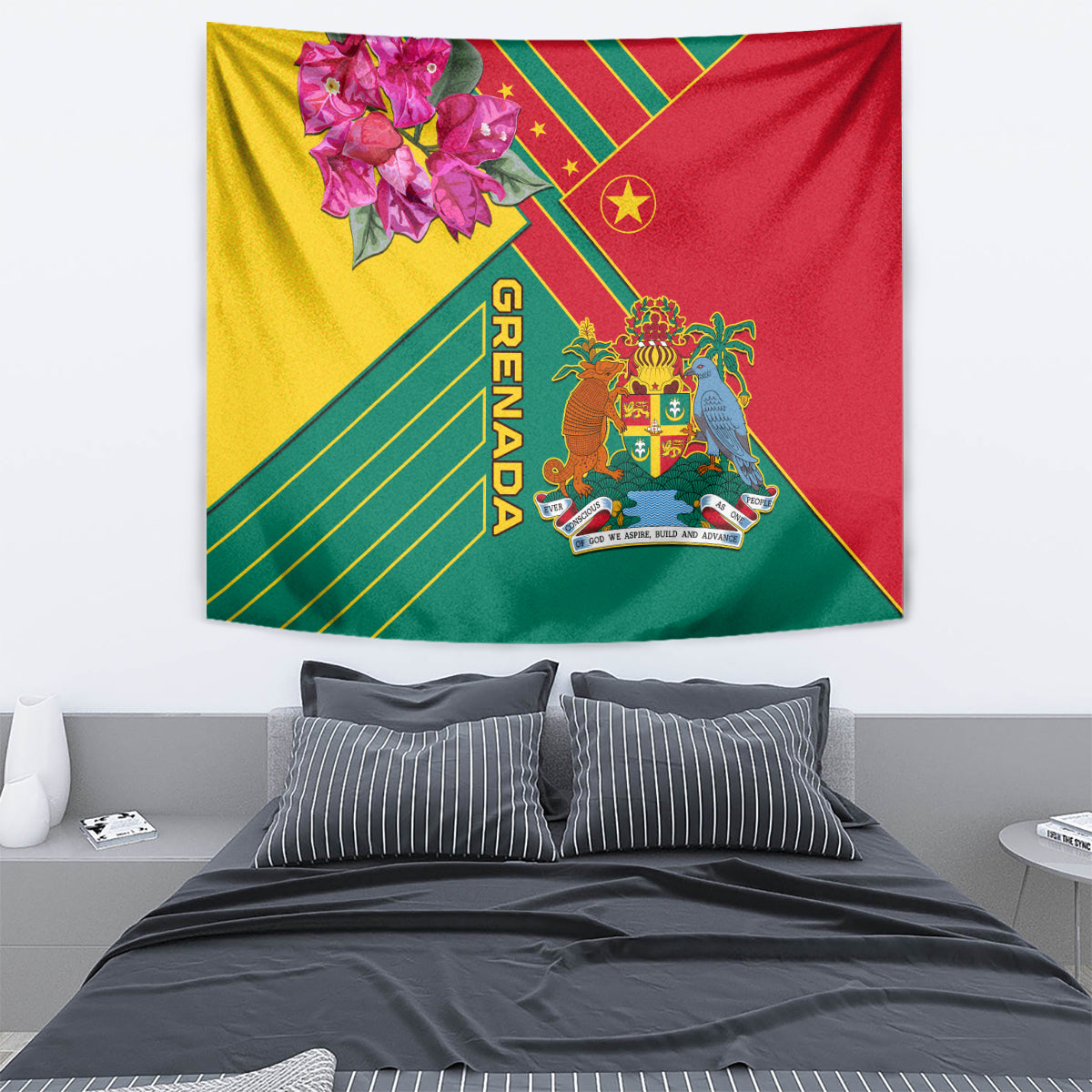 Grenada Tapestry Gwenad Bougainvillea Special Version - Wonder Print Shop