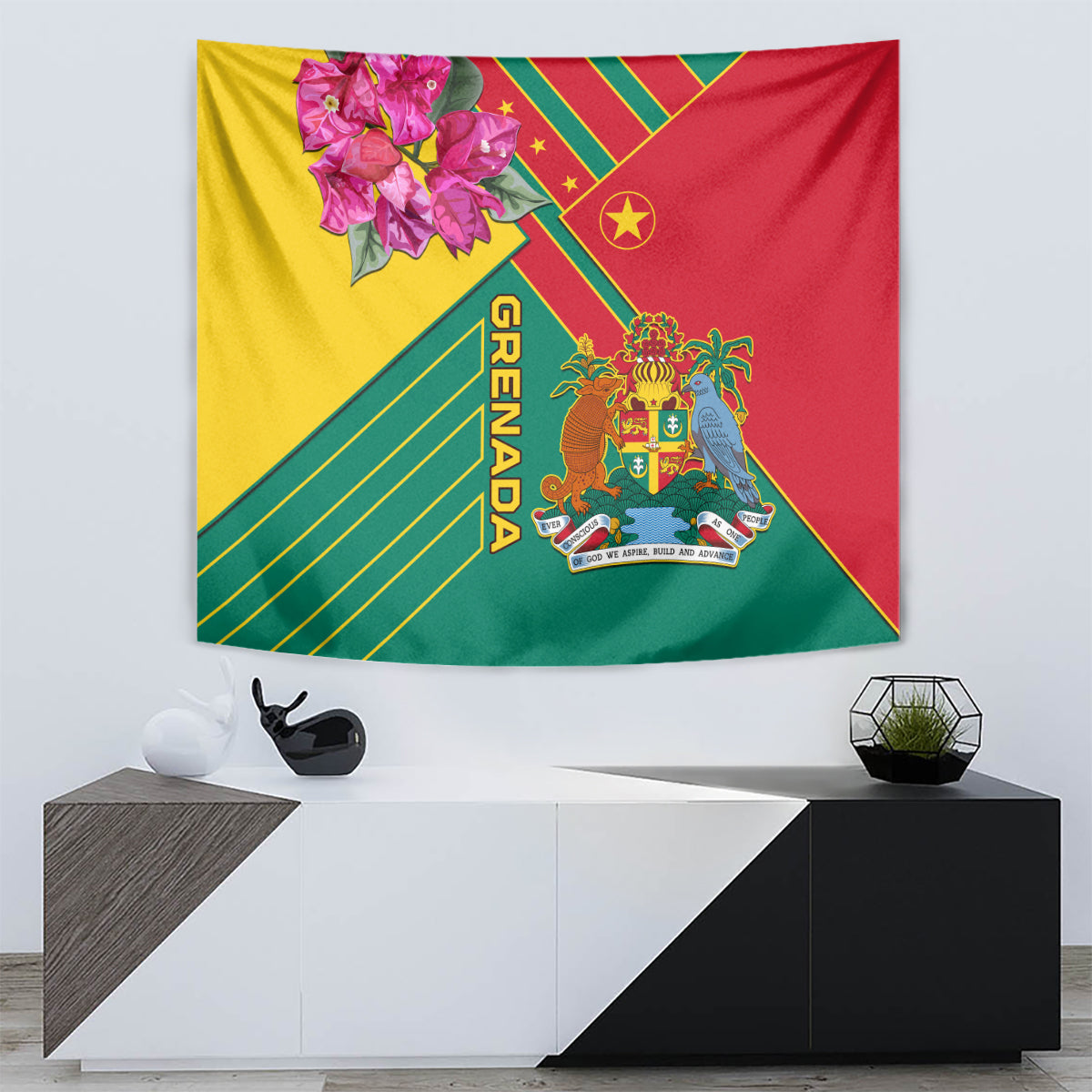 Grenada Tapestry Gwenad Bougainvillea Special Version - Wonder Print Shop
