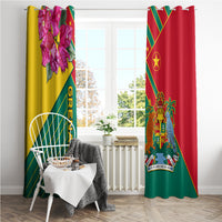 Grenada Window Curtain Gwenad Bougainvillea Special Version - Wonder Print Shop