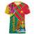 Grenada Women V Neck T Shirt Gwenad Bougainvillea Special Version - Wonder Print Shop