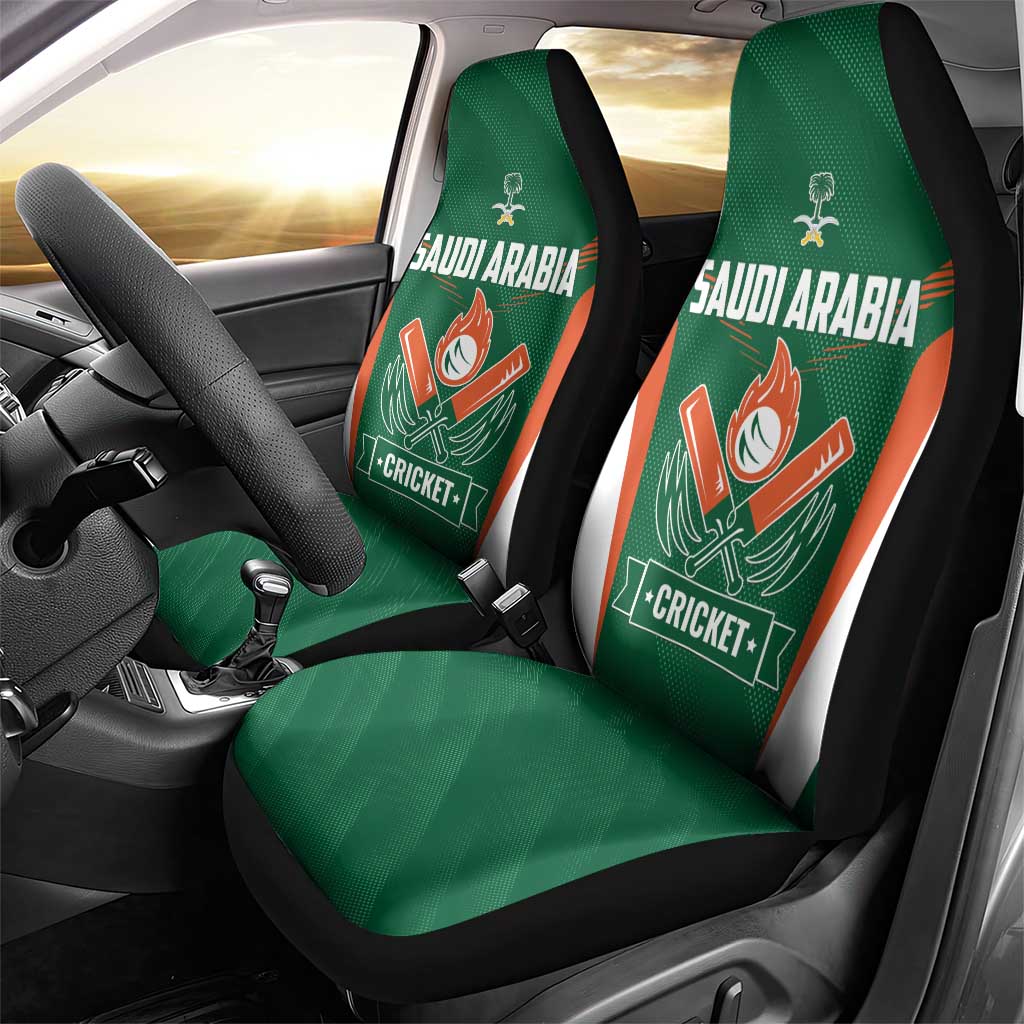Saudi Arabia Cricket Car Seat Cover TeamSaudi Go Champions - Wonder Print Shop