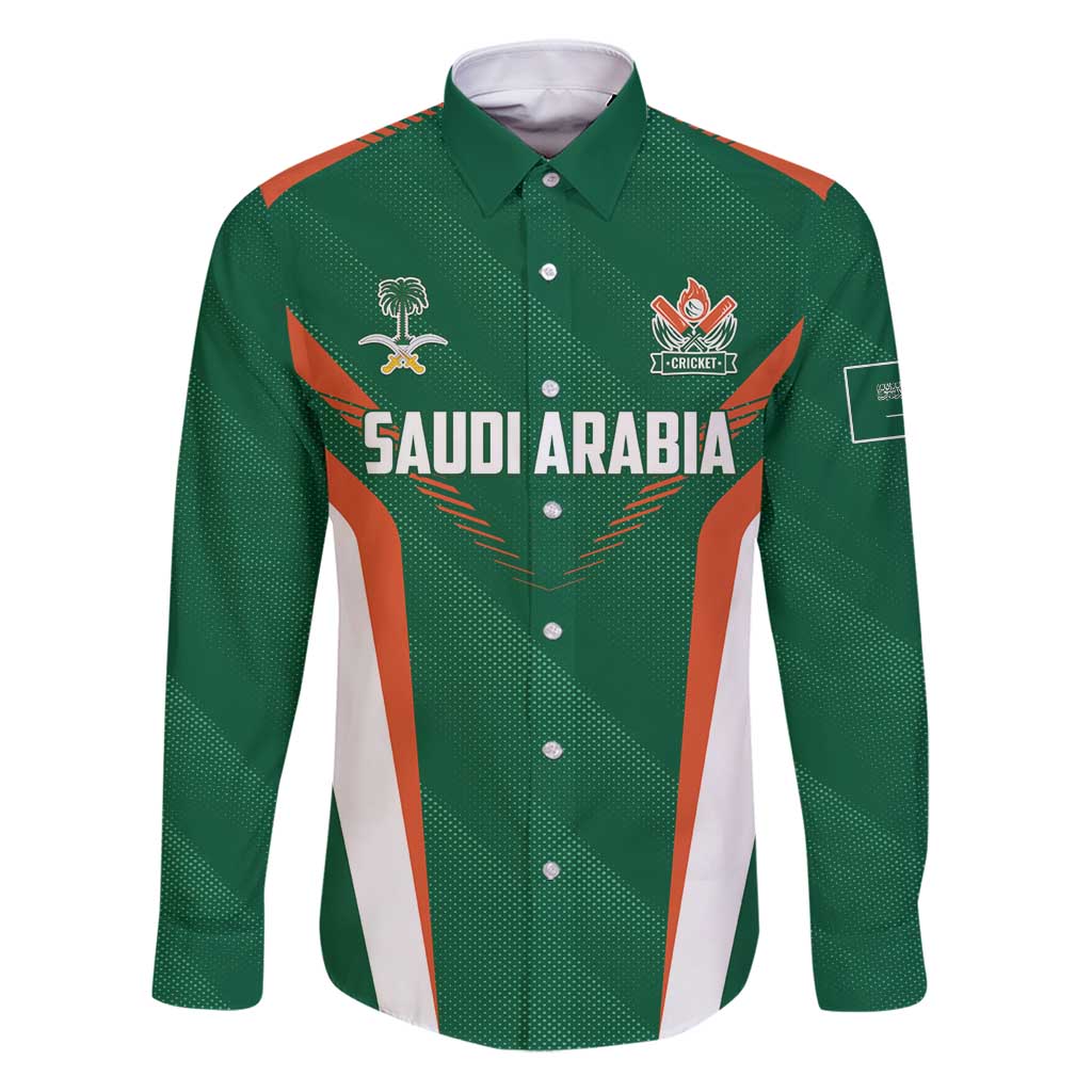 Custom Saudi Arabia Cricket Family Matching Puletasi and Hawaiian Shirt TeamSaudi Go Champions - Wonder Print Shop