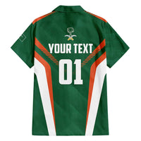Custom Saudi Arabia Cricket Family Matching Tank Maxi Dress and Hawaiian Shirt TeamSaudi Go Champions - Wonder Print Shop