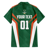 Custom Saudi Arabia Cricket Hawaiian Shirt TeamSaudi Go Champions - Wonder Print Shop