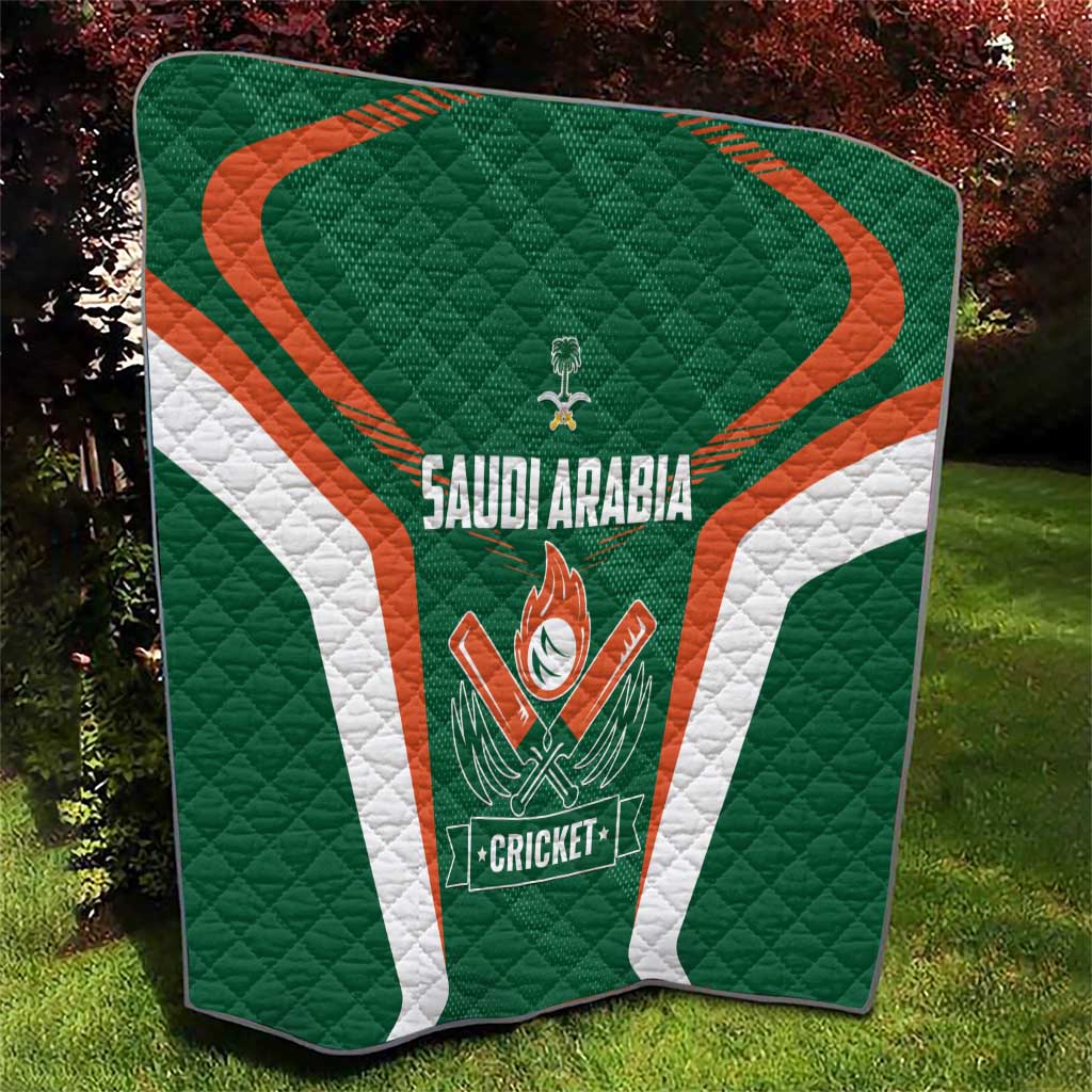 Saudi Arabia Cricket Quilt TeamSaudi Go Champions - Wonder Print Shop
