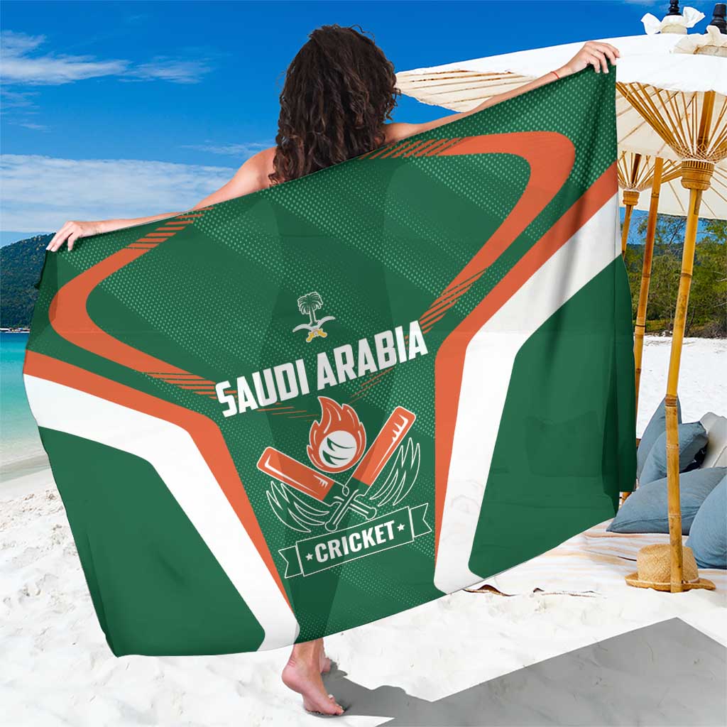 Saudi Arabia Cricket Sarong TeamSaudi Go Champions - Wonder Print Shop