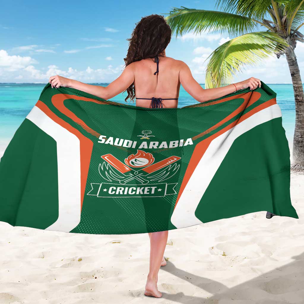 Saudi Arabia Cricket Sarong TeamSaudi Go Champions - Wonder Print Shop