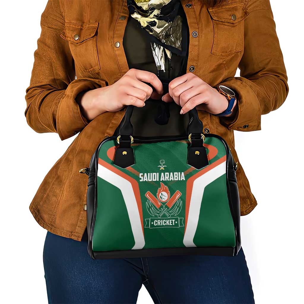 Saudi Arabia Cricket Shoulder Handbag TeamSaudi Go Champions LT01