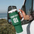 Custom Saudi Arabia Cricket Tumbler With Handle TeamSaudi Go Champions - Wonder Print Shop
