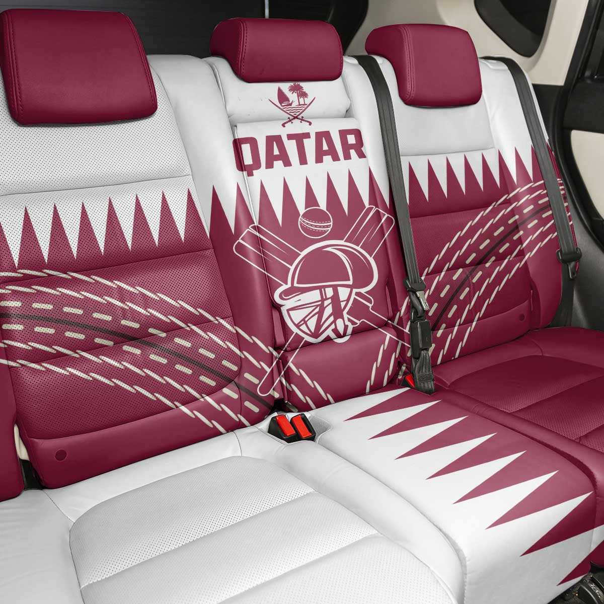 Qatar Cricket Back Car Seat Cover Come On Boys - Wonder Print Shop