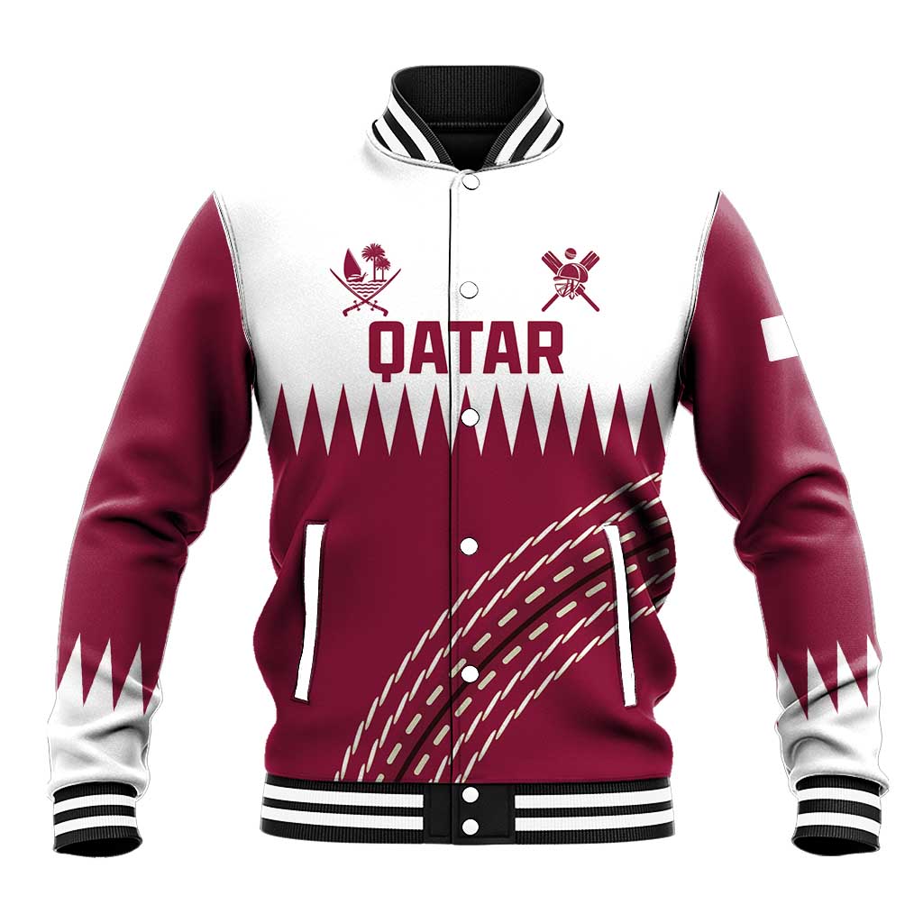 Custom Qatar Cricket Baseball Jacket Come On Boys - Wonder Print Shop