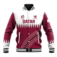 Custom Qatar Cricket Baseball Jacket Come On Boys - Wonder Print Shop
