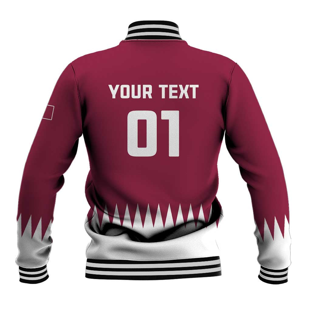 Custom Qatar Cricket Baseball Jacket Come On Boys - Wonder Print Shop