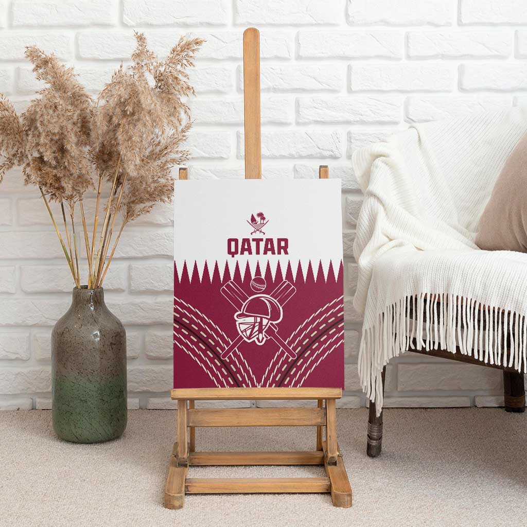 Qatar Cricket Canvas Wall Art Come On Boys - Wonder Print Shop