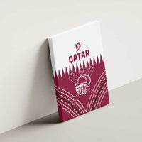 Qatar Cricket Canvas Wall Art Come On Boys - Wonder Print Shop