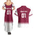 Custom Qatar Cricket Couples Matching Summer Maxi Dress and Hawaiian Shirt Come On Boys - Wonder Print Shop