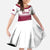 Custom Qatar Cricket Family Matching Off Shoulder Maxi Dress and Hawaiian Shirt Come On Boys - Wonder Print Shop