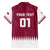 Custom Qatar Cricket Family Matching Puletasi and Hawaiian Shirt Come On Boys - Wonder Print Shop
