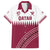 Custom Qatar Cricket Family Matching Short Sleeve Bodycon Dress and Hawaiian Shirt Come On Boys - Wonder Print Shop