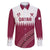 Custom Qatar Cricket Family Matching Short Sleeve Bodycon Dress and Hawaiian Shirt Come On Boys - Wonder Print Shop