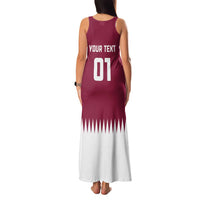 Custom Qatar Cricket Family Matching Tank Maxi Dress and Hawaiian Shirt Come On Boys - Wonder Print Shop