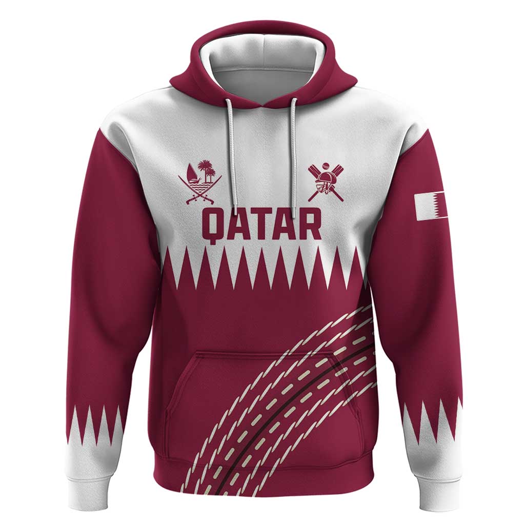 Custom Qatar Cricket Hoodie Come On Boys - Wonder Print Shop