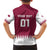 Custom Qatar Cricket Kid Hawaiian Shirt Come On Boys - Wonder Print Shop