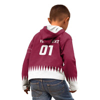 Custom Qatar Cricket Kid Hoodie Come On Boys - Wonder Print Shop