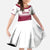 Custom Qatar Cricket Kid Short Sleeve Dress Come On Boys - Wonder Print Shop