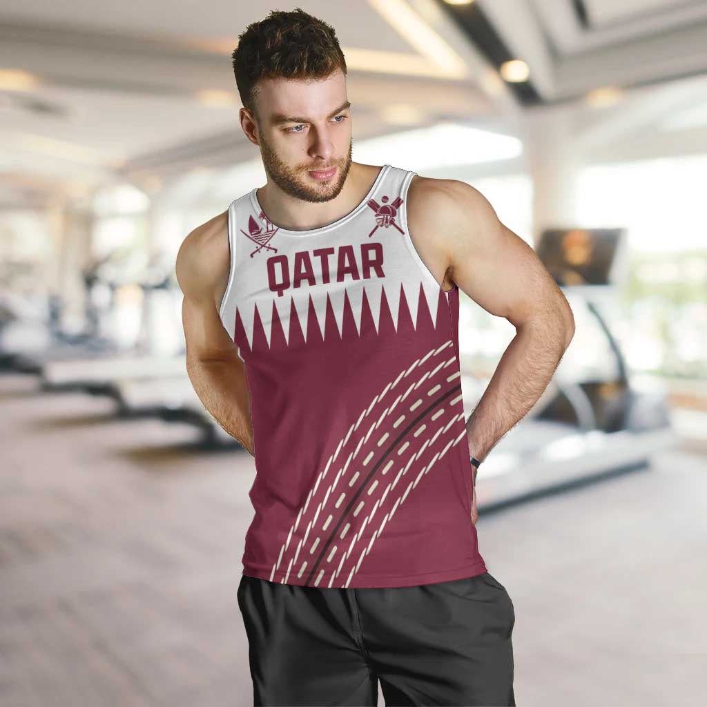 Custom Qatar Cricket Men Tank Top Come On Boys - Wonder Print Shop