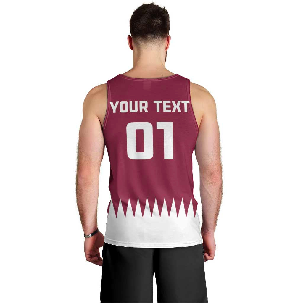 Custom Qatar Cricket Men Tank Top Come On Boys - Wonder Print Shop
