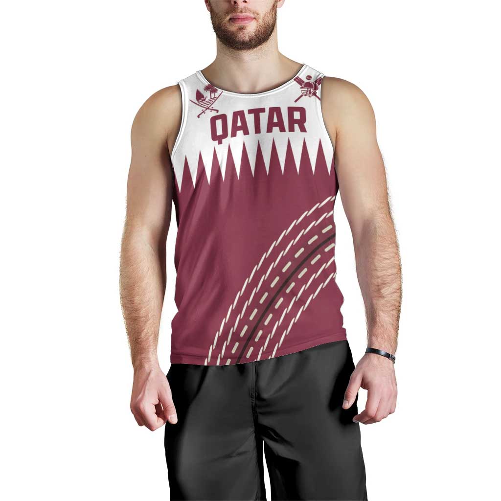 Custom Qatar Cricket Men Tank Top Come On Boys - Wonder Print Shop