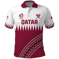 Custom Qatar Cricket Polo Shirt Come On Boys - Wonder Print Shop